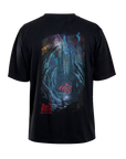 OUTER REALMS TEE BLACK / BLUE / RED BLOOD WIZARD