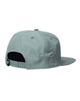 Fallen Footwear Mexico Curb cap in moss green with a white logo, featuring a snapback closure and structured crown.