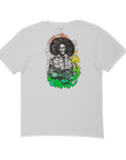 SKELETON TEE WHITE / RASTA (TOMMY SANDOVAL)