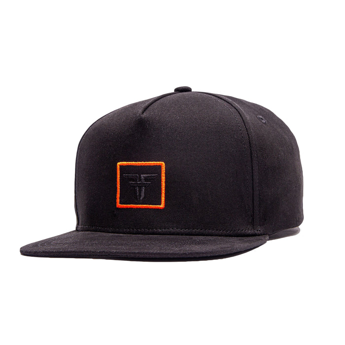 TRADEMARK PATCH FLAT	BLACK/ORANGE