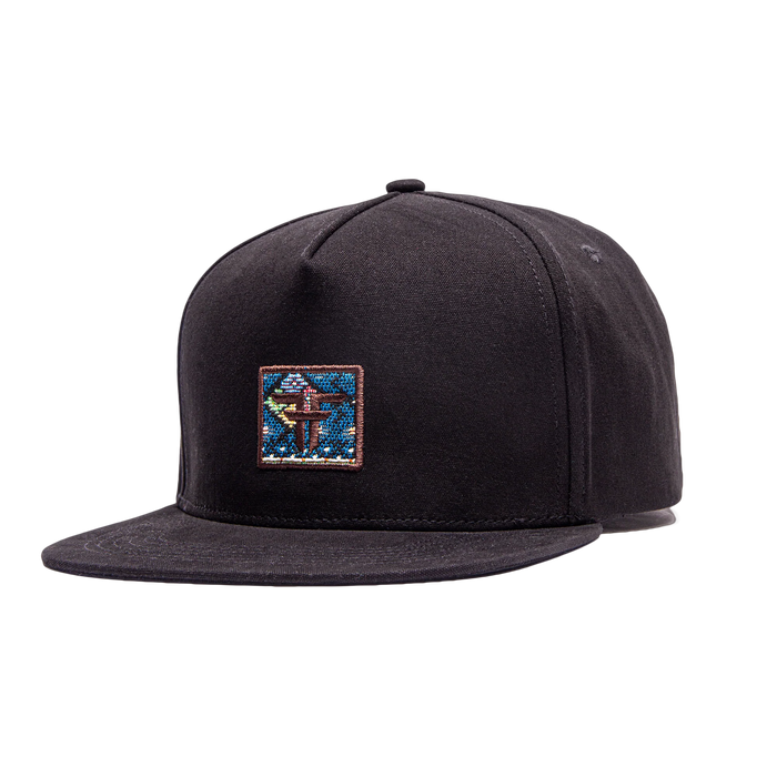 TRADEMARK PATCH FLAT	BLACK/NATIVE