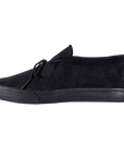 Fallen Footwear Mexico Apache Tommy Sandoval black vulcanized skate shoe in waxed suede and cotton twill