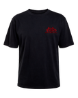 WIZARD TEE	BLACK / BLOOD RED BLOOD WIZARD