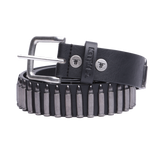 BULLET BELT	BLACK/SILVER