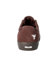 Fallen Footwear Mexico Phoenix skate shoe in wine suede with white logo detail on the heel and dark gum outsole