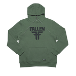 INSIGNIA HOODIE	OLIVE / BLACK