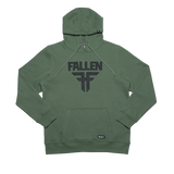 INSIGNIA HOODIE	OLIVE / BLACK
