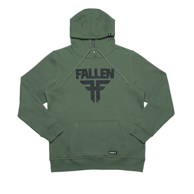 INSIGNIA HOODIE	OLIVE / BLACK