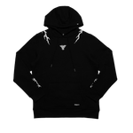 IRON HOODIE	BLACK / WHITE