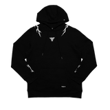 IRON HOODIE	BLACK / WHITE