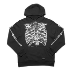 SKELETON HOODIE	ASPHALT / OFF WHITE