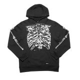 SKELETON HOODIE	ASPHALT / OFF WHITE