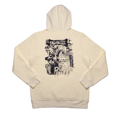 PROPAGANDA HOODIE	IVORY / BLACK
