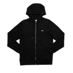 TRADITION ZIP HOODIE	BLACK / WHITE