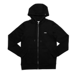 TRADITION ZIP HOODIE	BLACK / WHITE