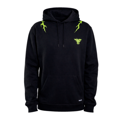 IRON HOODIE	BLACK / LIME