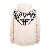 IRON HOODIE	OFF WHITE / BLACK