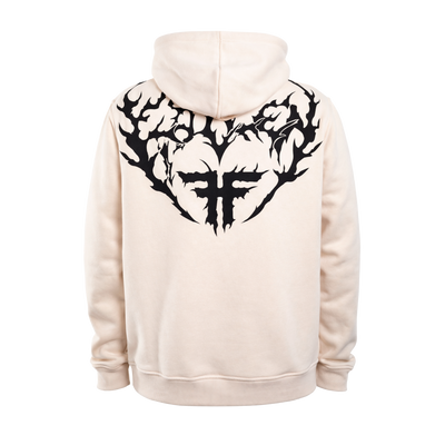 IRON HOODIE	OFF WHITE / BLACK
