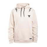 IRON HOODIE	OFF WHITE / BLACK