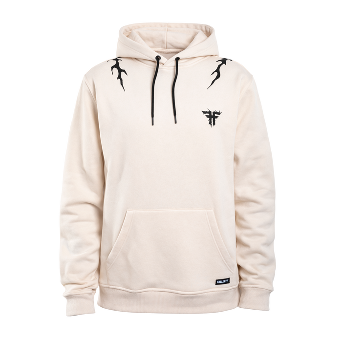 IRON HOODIE	OFF WHITE / BLACK