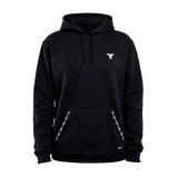 BARBED BONES HOODIE	BLACK / WHITE