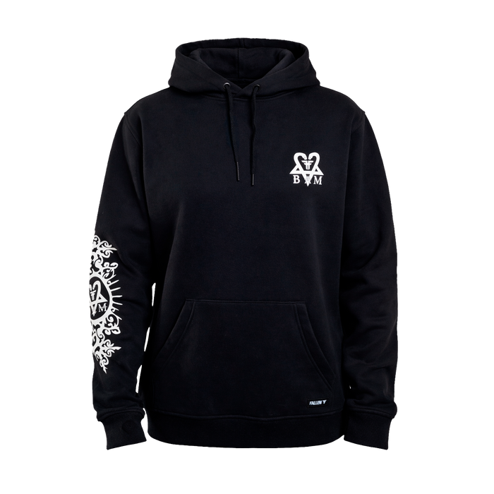 BAM HOODIE	BLACK / WHITE BAM MARGERA