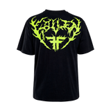 IRON TEE	BLACK / LIME