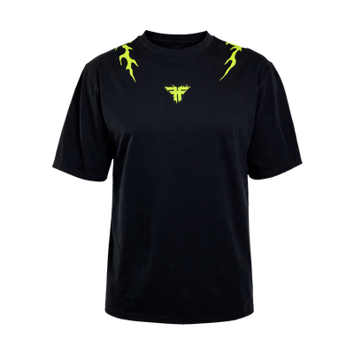 IRON TEE	BLACK / LIME