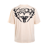 IRON TEE	OFF WHITE / BLACK