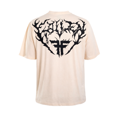 IRON TEE	OFF WHITE / BLACK