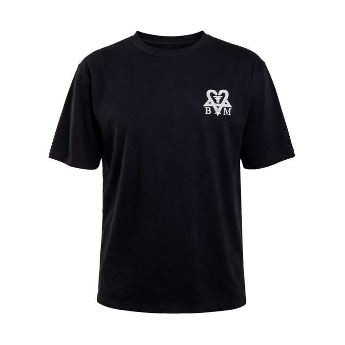 BAM MARGERA TEE	BLACK / WHITE