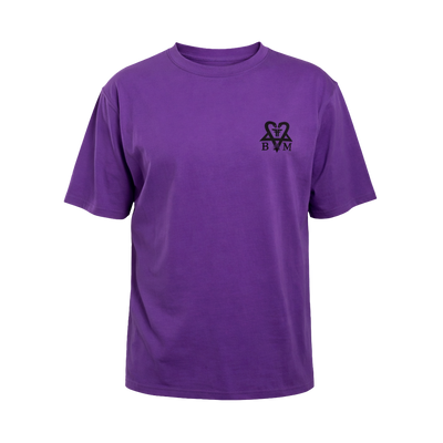 BAM MARGERA TEE	PURPLE / BLACK