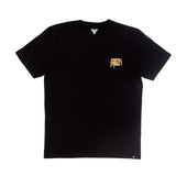 SCORCHED TEE	BLACK / YELLOW