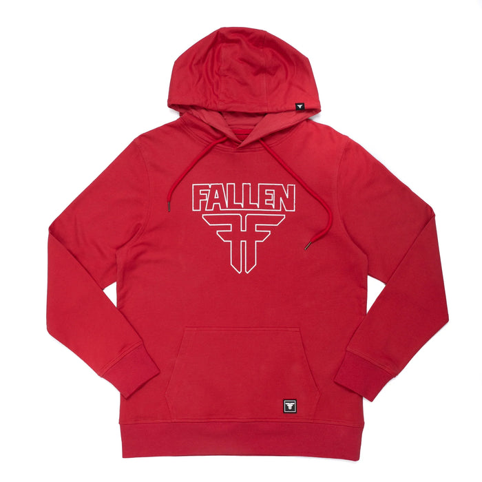 INSIGNIA HOODIE	RED / WHITE
