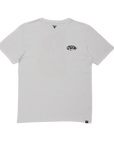 SKELETON TEE WHITE / RASTA (TOMMY SANDOVAL)