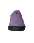 Fallen Footwear Mexico The Easy slip-on skate shoe in violet nubuck with a black vulcanized rubber sole