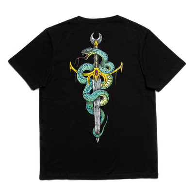 VENOM TEE	BLACK/GREEN