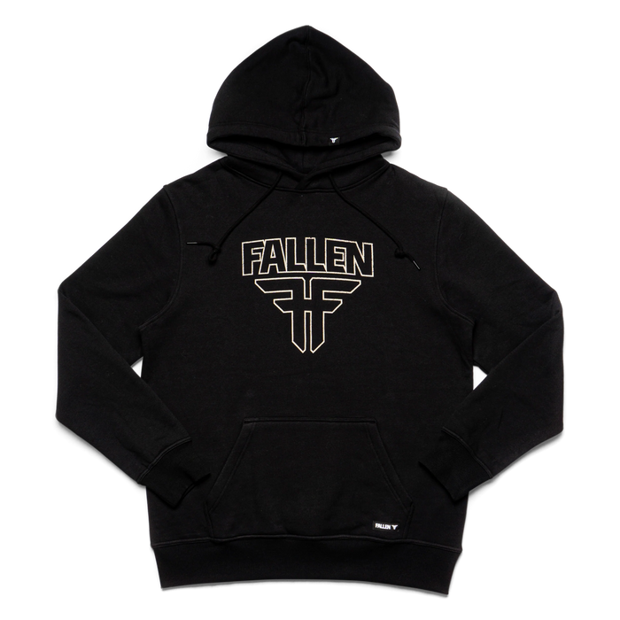 INSIGNIA HOODIE	BLACK/WHITE