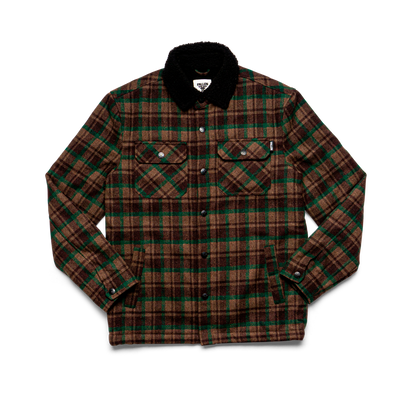 LAMB JACKET BROWN/GREEN