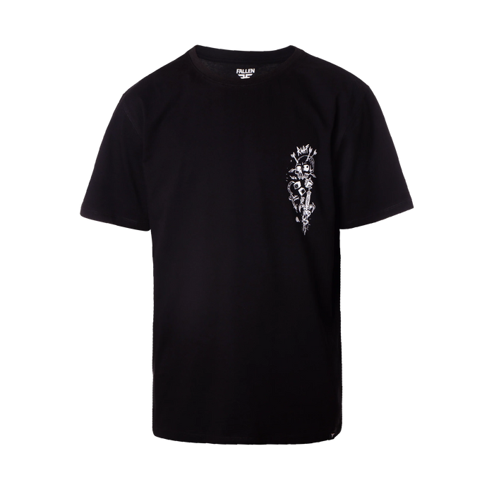 FLASH ART TEE	BLACK/WHITE