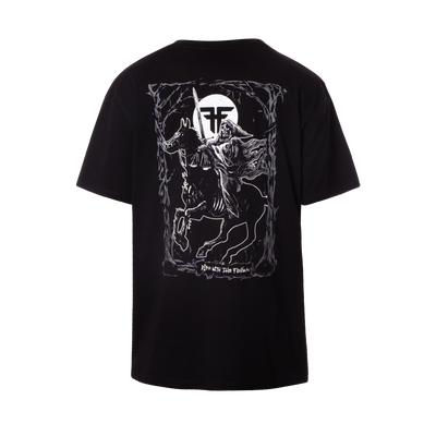 DARK HORSE TAROT TEE	BLACK/WHITE