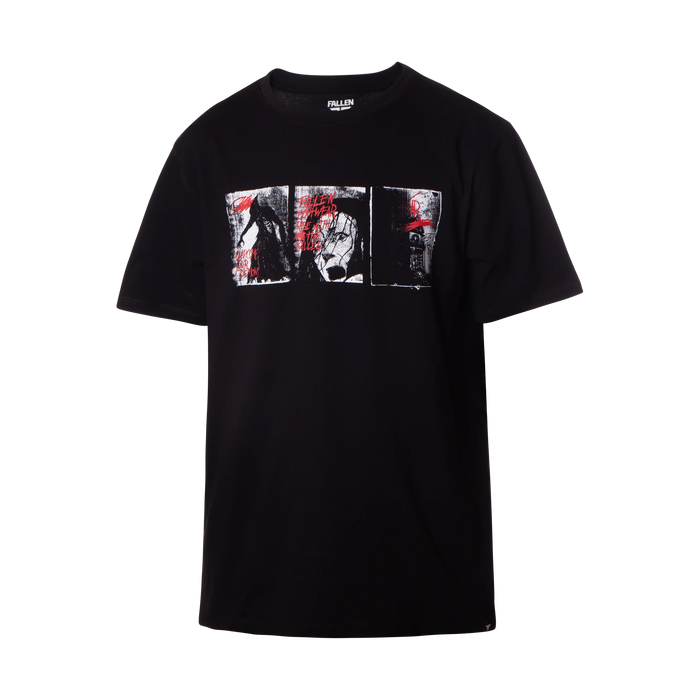 DEMONS TEE	BLACK/RED