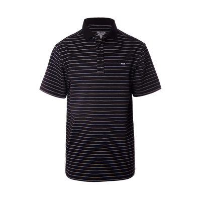 POLO TEE	STRIPE/BLACK