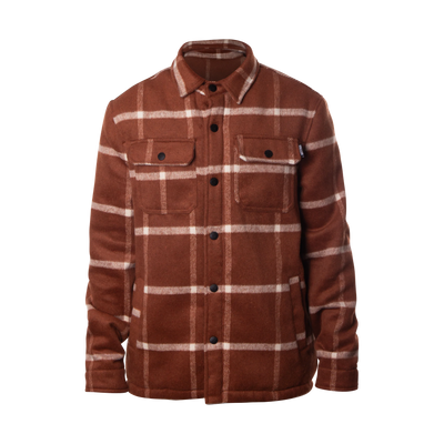 LAMB JACKET	RUST/WHITE