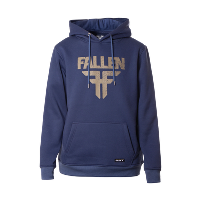 INSIGNIA HOODIE	BLUE/ALMOND