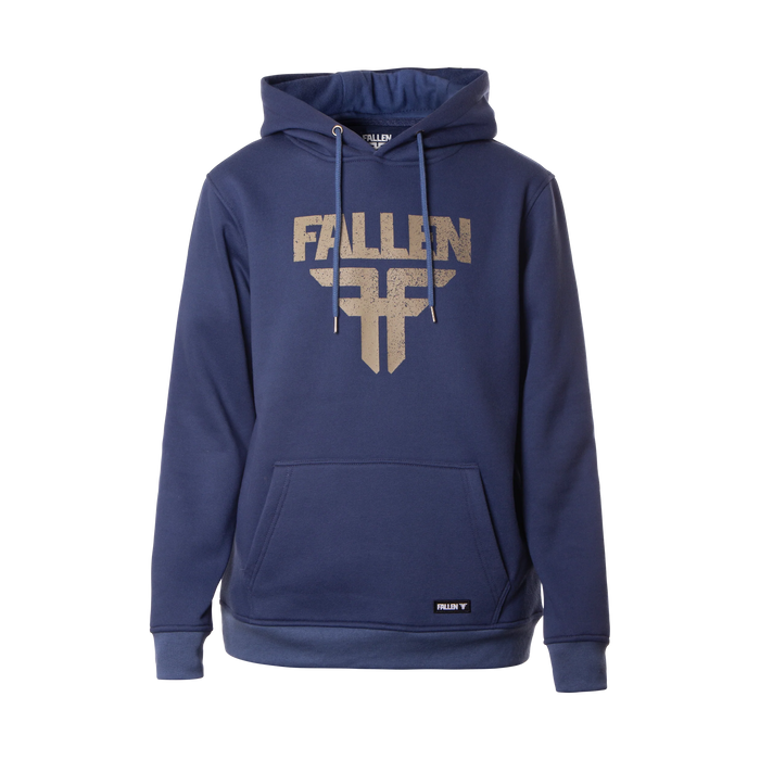 INSIGNIA HOODIE	BLUE/ALMOND