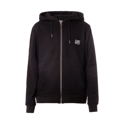 FURY PATCH ZIP HOODIE	BLACK/WHITE