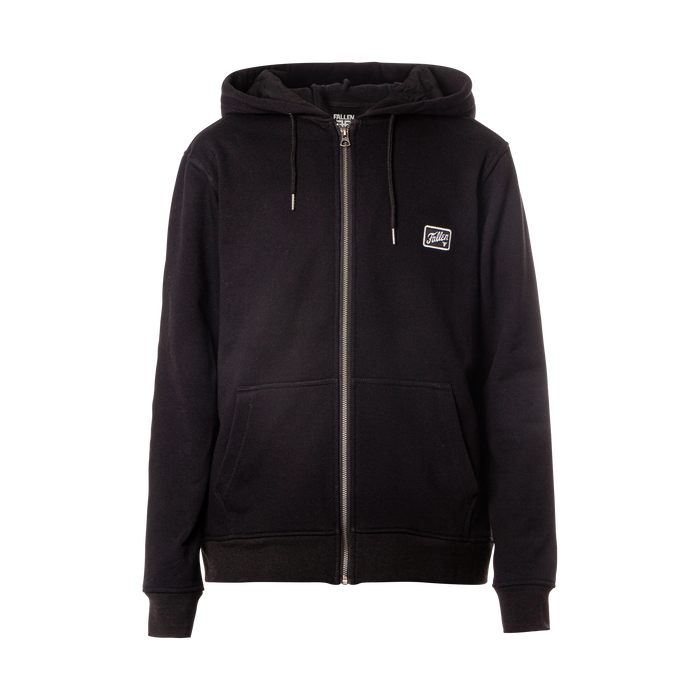 FURY PATCH ZIP HOODIE	BLACK/WHITE